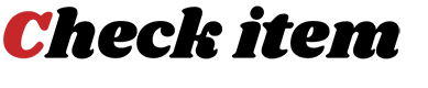 Check item